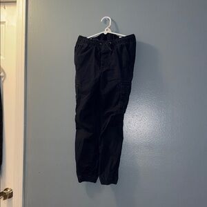 Kids Black Cargo  Pants